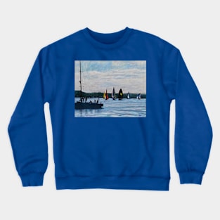 Get Set - Sailing Port Stephens Crewneck Sweatshirt